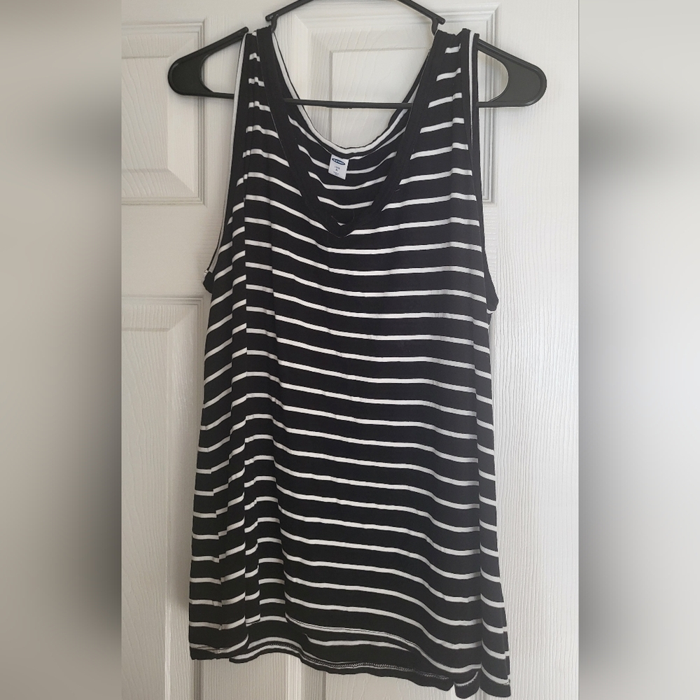 Old Navy V Neck Striped Tank